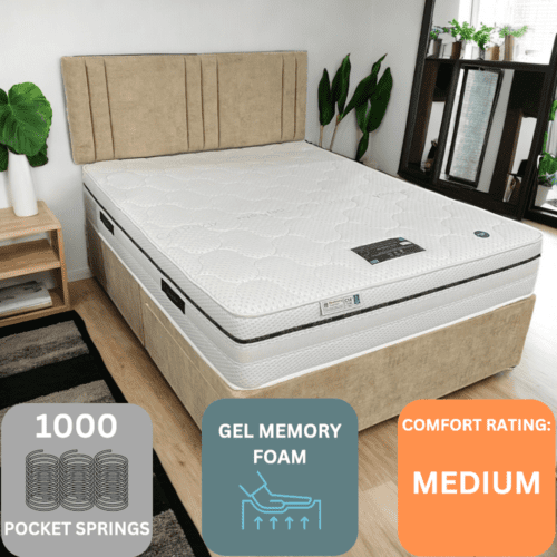 Beverley 1000 Gel Mattress - Image 3