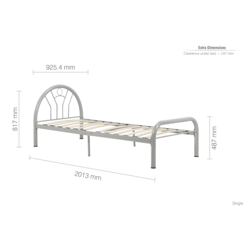 Solo Single Metal Bed - Image 7