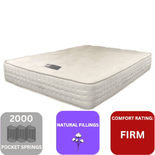 Beauty Sleep Organic Ortho 2000 Mattress