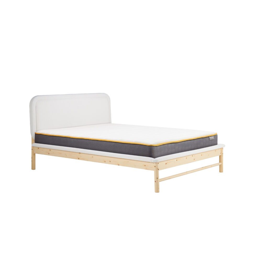 Emmi Boucle Wooden Bed Frame - Image 14