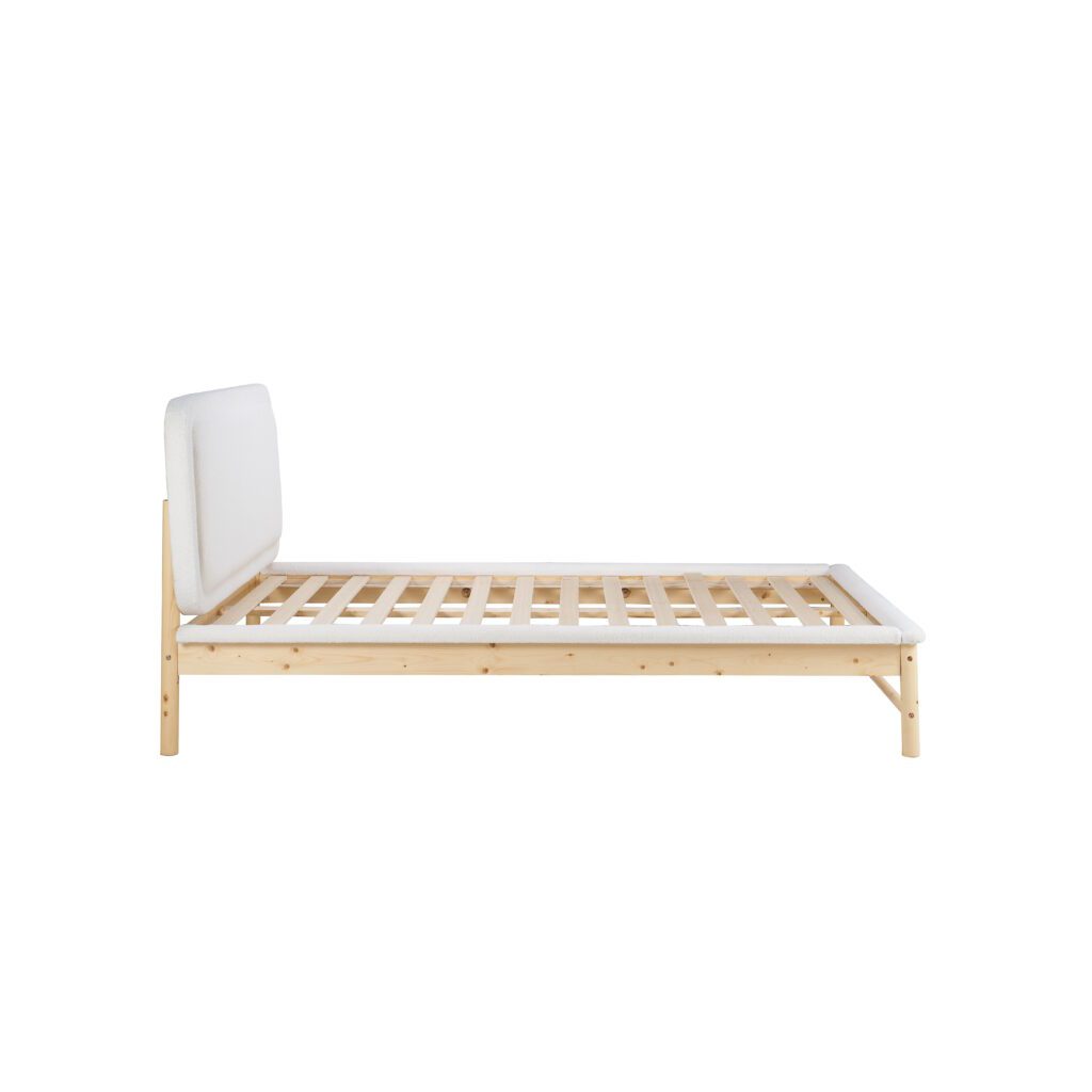 Emmi Boucle Wooden Bed Frame - Image 10